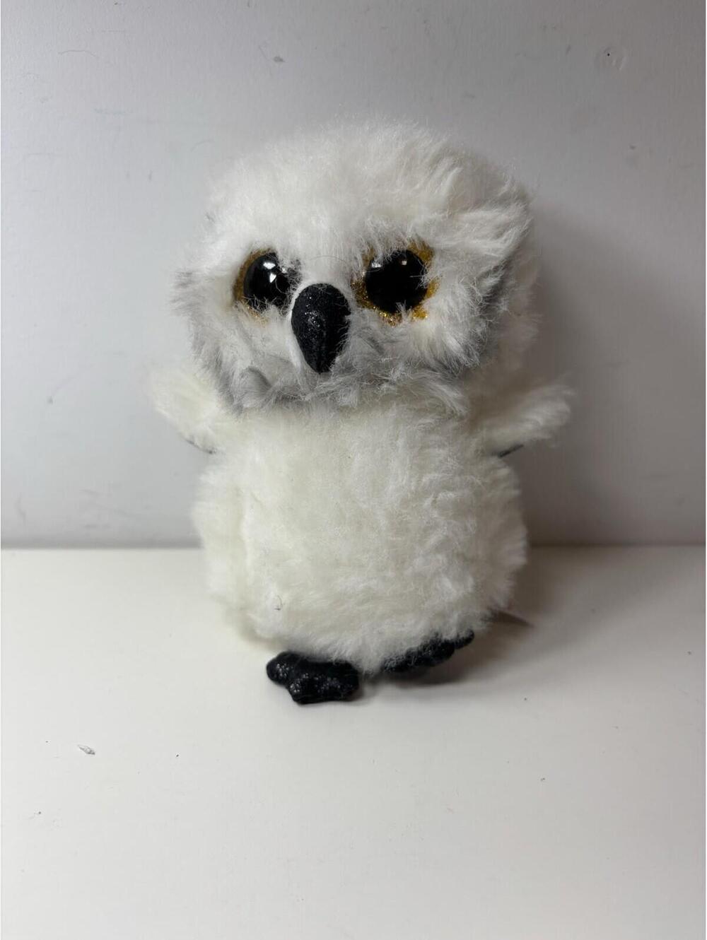 2020 TY Beanie Boos AUSTIN the White Owl Stuffed Animal Toy Plush (6 Inch)